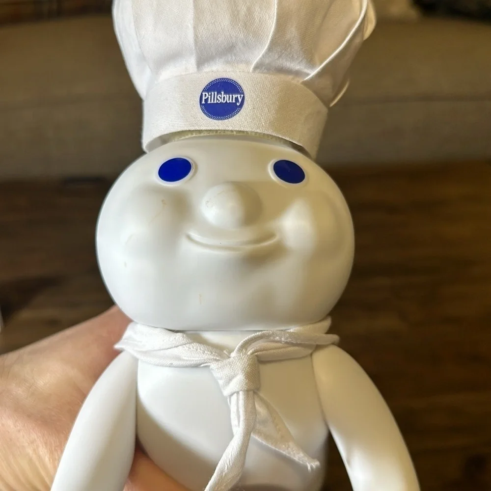 VTG The Pillsbury Company Pillsbury Doughboy Ceramic Adjustable HatArms Cookbook - Picture 11 of 16